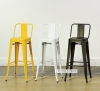 Picture of TOLIX Replica Bar Stool with Back (Seat Height H30")