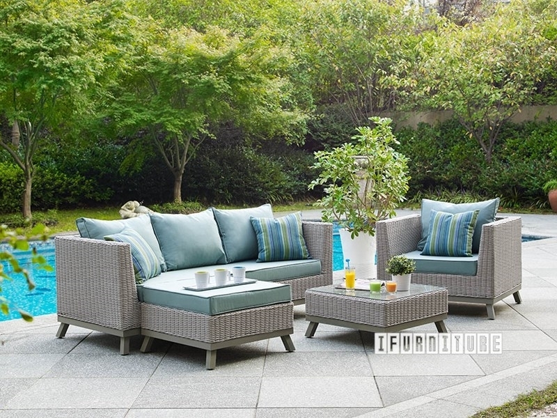 Valencia 4 Pc Patio Sofa Set Aluminum Frame Ifurniture The