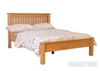 Picture of NEWLAND Solid Oak Queen Size Platform Bed