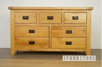 Picture of RIVERLAND Solid OAK 3 Over 4 Chest