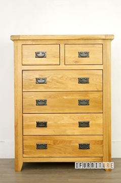 Picture of RIVERLAND Solid OAK 2 Over 4 Chest