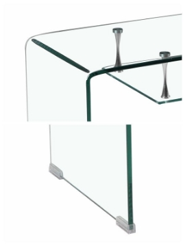 Picture of MURANO Bent Glass Console Table