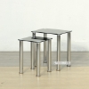 Picture of STUDIO Glass Nest of Tables *Black