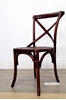 Picture of Cross Back Chair in BROWN Color *Solid Birch