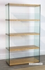 Picture of LENZO Glass Display Shelf in Ash Veneer