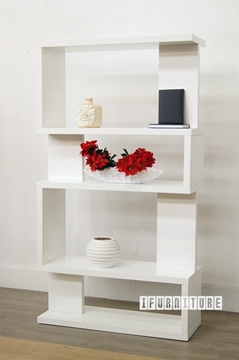 Picture of LONGITUDE Book Shelf /Room Divider *Matt White