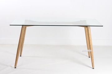 Picture of CREWE Glass Rectangle Dining Table