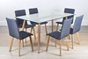 Picture of CREWE Glass Rectangle Dining Table