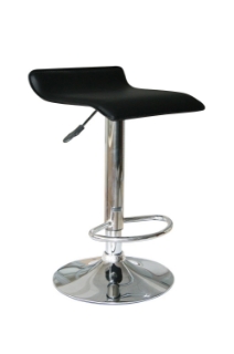 Picture of ABBY Adjustable Gas Lift Bar Stool - Black