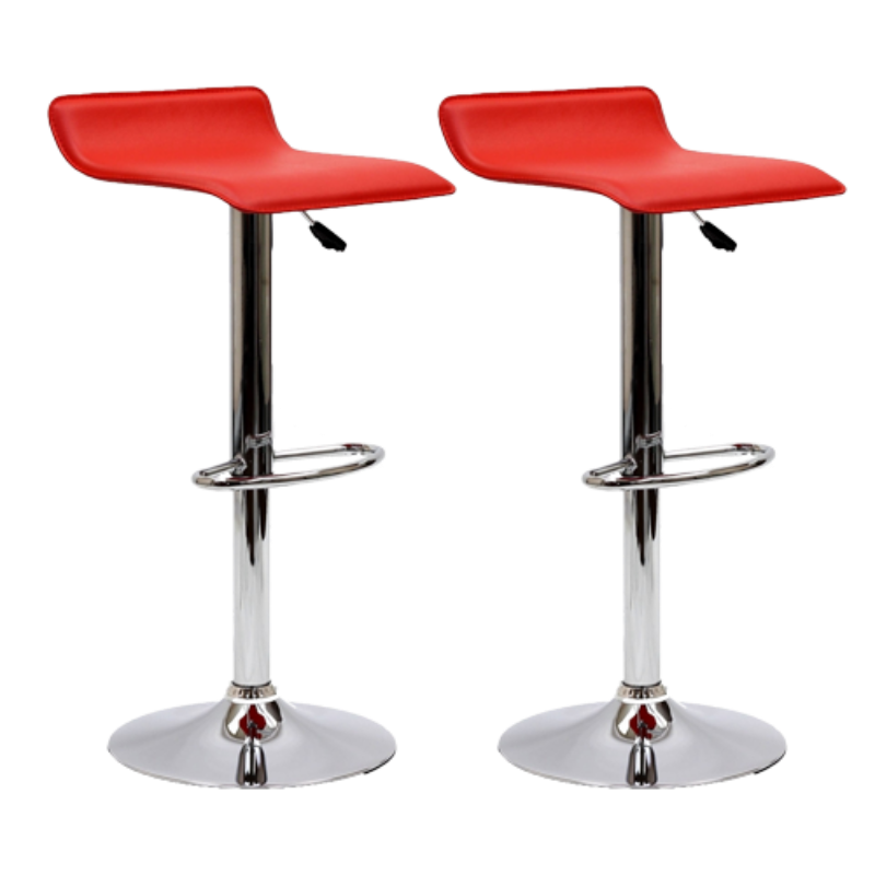 Picture of ABBY Adjustable Gas Lift Bar Stool - Red