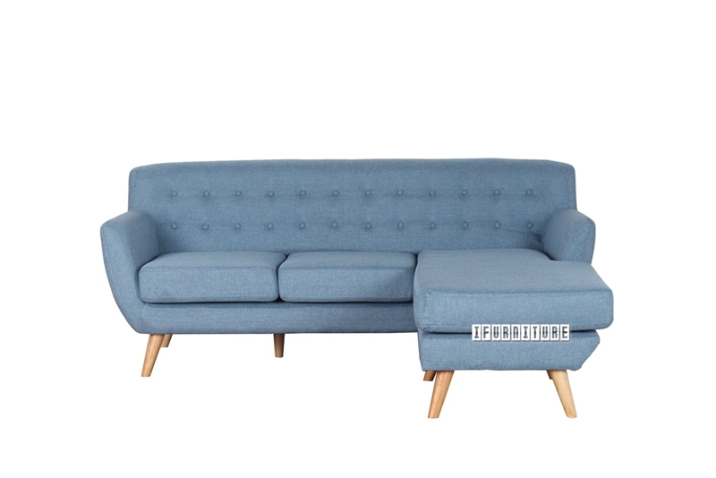 Picture of GAUTO Grey Reversible Sectional Sofa* Blue
