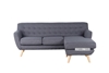 Picture of GAUTO Grey Reversible Sectional Sofa* Blue
