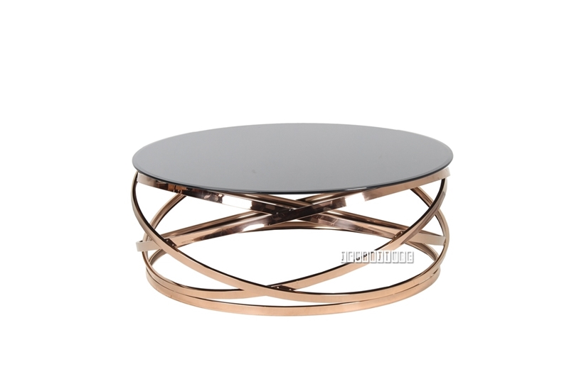 Taranto Black Glass Coffee Table