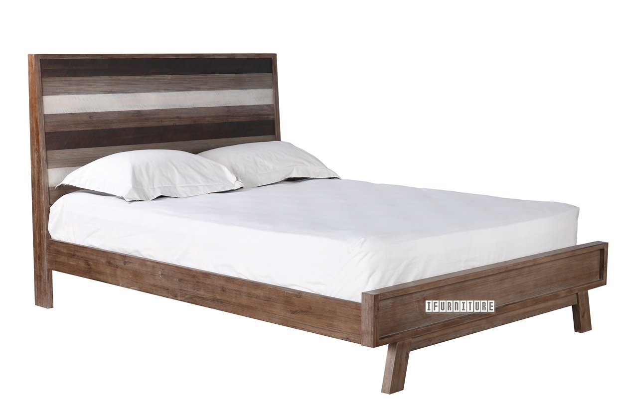 BOTSWANA Solid Acacia BED IN QUEEN/KING-iFurniture-The largest