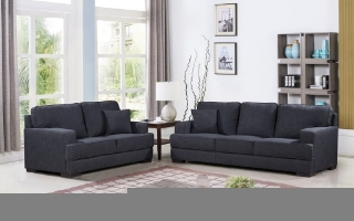 Picture of KARLTON 3+2 Sofa range IN 2 COLORS - DARK-Loveseat(2s)