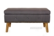 Picture of JOAQUIN  Grey Storage Ottoman
