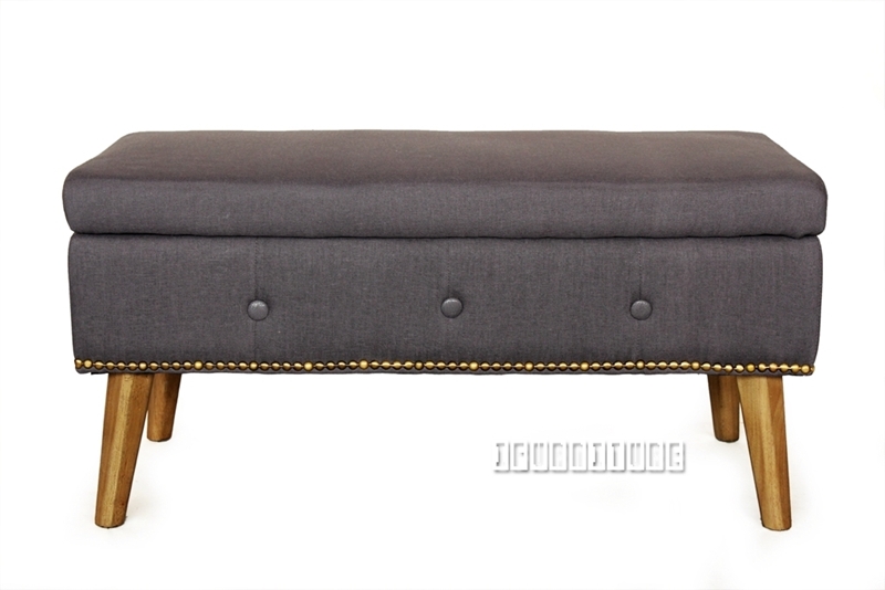 Picture of JOAQUIN  Grey Storage Ottoman