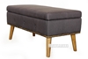 Picture of JOAQUIN  Grey Storage Ottoman