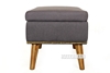 Picture of JOAQUIN  Grey Storage Ottoman