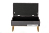 Picture of JOAQUIN  Grey Storage Ottoman