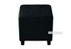 Picture of BEN Fabric Ottoman *Black Velvet