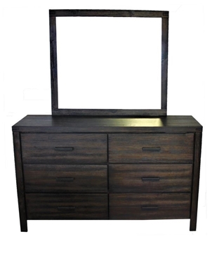 Picture of BURLINGTON 6 DRAWER DRESSER WITH MIRROR