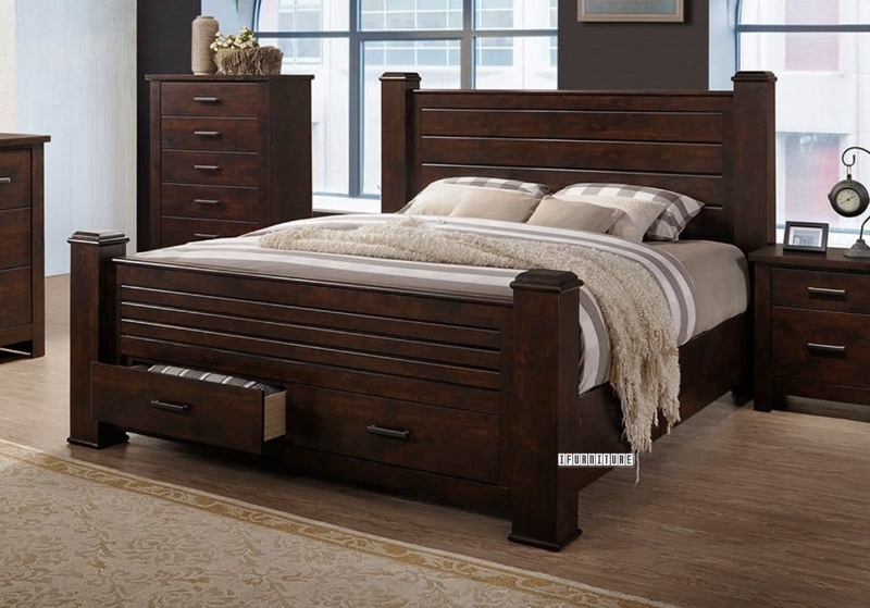 Picture of LIMERICK Queen / King  Bed Frame With Storage * Platform Bed Frame - Queen