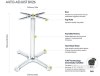 Picture of [Commercial Supply Only] BX26 FLATTECH Auto Adjust Table Base
