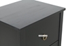 Picture of METRO Pine Bedside Table (Black)