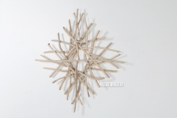 Picture of WILDBRANCH Solid Teak Wood Square Wall Decor