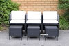 Picture of Summerland 9 PC Outdoor Cube Dining Set /Grey or Black