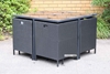 Picture of Summerland 9 PC Outdoor Cube Dining Set /Grey or Black