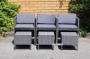 Picture of Summerland 11PC Outdoor Cube Dining Set *Black or Grey