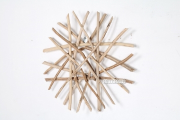Picture of WILDBRANCH Solid Teak Wood Round Wall Decor