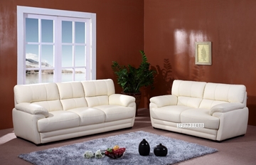 Picture of EALING SOFA *Genuine Leather CREAM