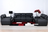 Picture of EALING LOVESEAT *Genuine Leather Black