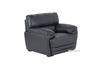 Picture of EALING LOVESEAT *Genuine Leather Black