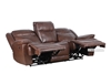 Picture of KANSAS Electric Power Reclining 1+2+3 Sofa Range *Leather Gel - 2 Seater With Console (Loveseat)