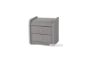 Picture of SHADOW Fabric 2-Drawer Nightstand (Grey)