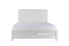 Picture of MEGAN SOLID WOOD QUEEN/king Bed FRAME *White