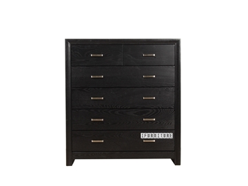 Picture of MEGAN SOLID WOOD 6DRAWER CHEST *BLACK