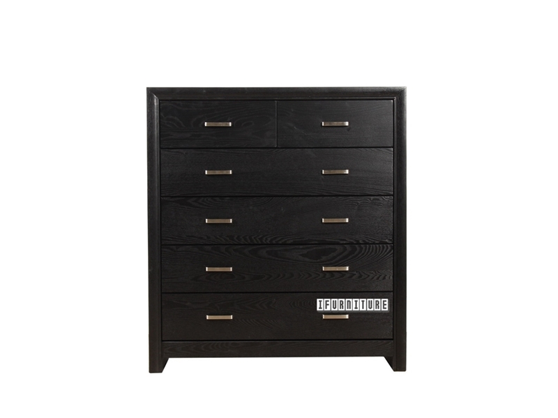 Picture of MEGAN SOLID WOOD 6DRAWER CHEST *BLACK