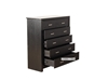 Picture of MEGAN SOLID WOOD 6DRAWER CHEST *BLACK
