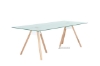 Picture of (Final Sale) TRIG Glass Dining Table 94"