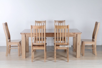 Picture of FRANCO SOLID NZ PINE 7PCS DINING SET