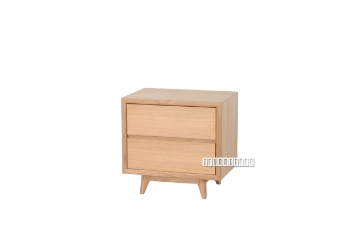 Picture of WAVERLEY 2-Drawer Natural Oak Bedside Table