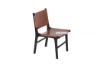 Picture of EUROPA Solid Teak Wood Chair (Genuine Cowhide)