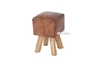 Picture of ARFAK Square Stool *Genuine Cowhide