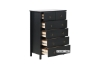 Picture of METRO 3PC Bedroom Combo Set in Twin/Double/Queen/King Size (Black/White/Honey)