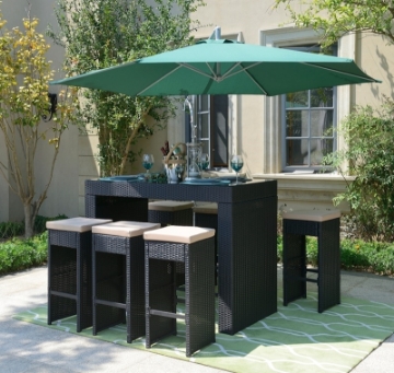 Picture of Tolars 7 PCS Patio Bar Set